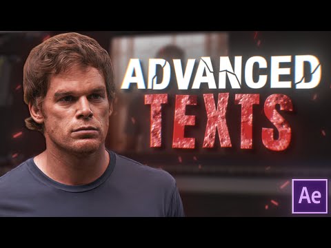 Видео: 4 ПРОДВИНУТЫХ текстовых эффекта I Учебное пособие по After Effects