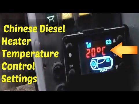 Видео: Как настроить параметры регулятора температуры китайского дизельного обогревателя