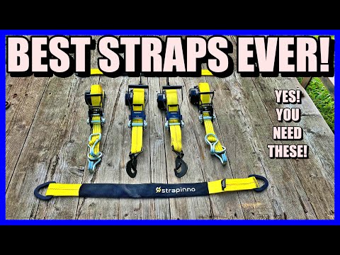 Видео: Как быстрее привязать квадроцикл или снегоход с помощью самонатягивающихся ремней Strapinno!