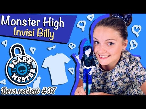 Видео: Invisi Billy New Scaremester (Инвизи Билли новый семестр) Monster High Обзор BJM44
