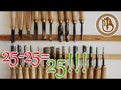 Видео: Резьба по дереву. Набор стамесок АК25