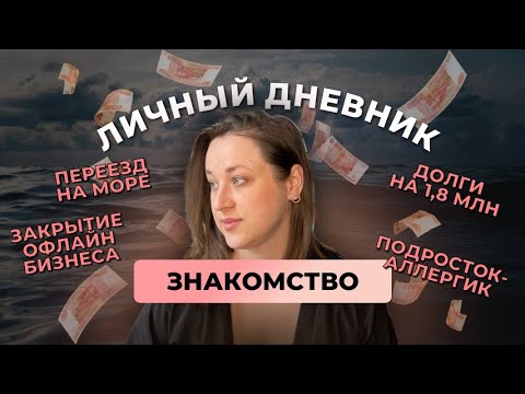Видео: Про закрытие офлайн-бизнеса, переезд и долги на 1,8 млн. 😱 Видео-знакомство