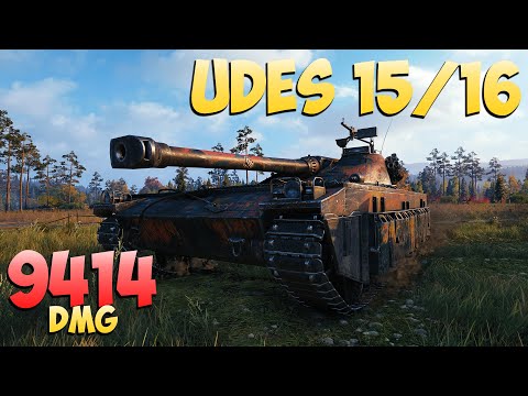 Видео: UDES 15/16 - 4 Kills 9.4K DMG - Усердный! - Мир Танков