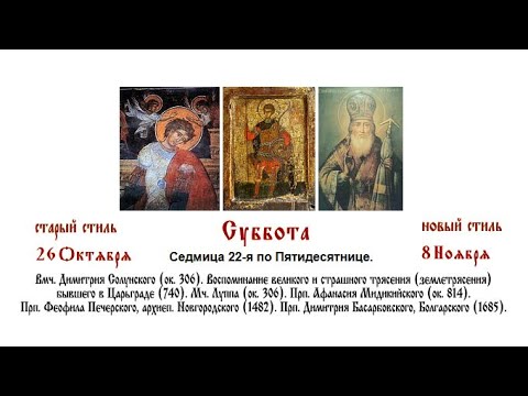 Видео: 08.11.2025  Божественная Литургия. Суббота. Седмица 22-я по Пятидесятнице.