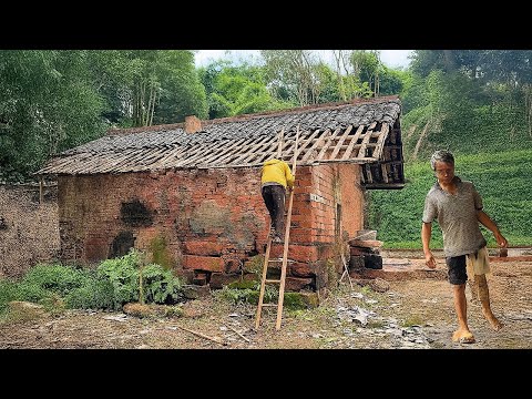 Видео: Бабушка и дедушка живут в ветхом доме, внук ремонтирует его, чтобы сделать лучше