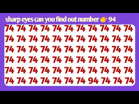 Видео: Найдите лишнее число | найдите отличие | найдите странность