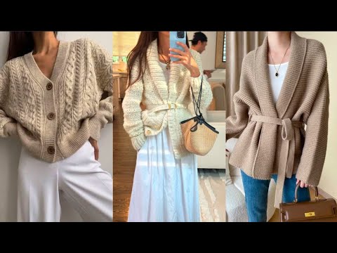 Видео: ШИКАРНЫЕ ВЯЗАНЫЕ КАРДИГАНЫ💖 МОДНОЕ ВЯЗАНИЕ💖 КАК НОСИТЬ КАРДИГАН ОСЕНЬ-ЗИМА