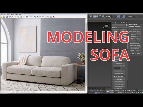 Видео: Моделирование дивана 3d Max (очень подробно)