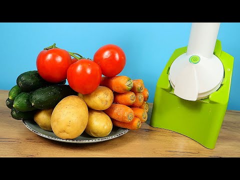Видео: Мороженое из Картошки, Огурцов, Помидор и Морковки! Чуть не сломал Китайский Ice Cream Maker!