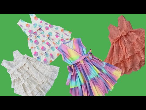 Видео: 4 разных дизайна для пошива платьев / Очень мило и красиво / Детская одежда