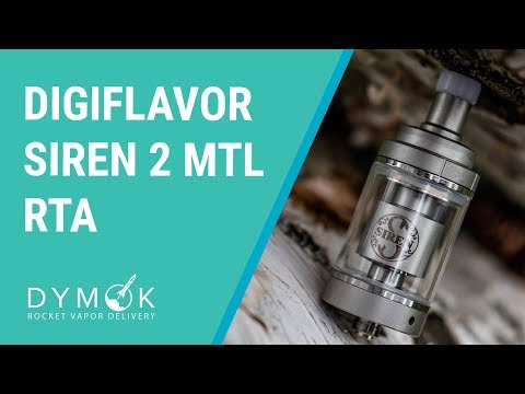 Видео: Digiflavor Siren 2 MTL RTA обзор, намотка | Лучший MTL