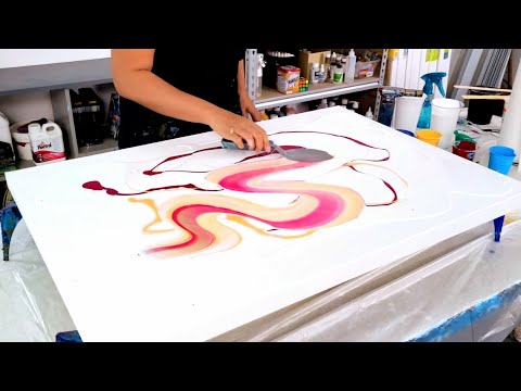 Видео: ПРЕДСТАВЬТЕ себе единорогов 🦄 и сладкую вату 🌸 - Pretty Pinks - Серия Dream Cloud - Fluid Art