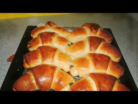 Видео: Рогалики сдобные с маком и орехами, Готовим с любовью.