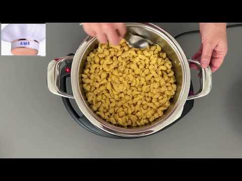 Видео: Шпецле ( Spätzle) с мясом индейки в АМС