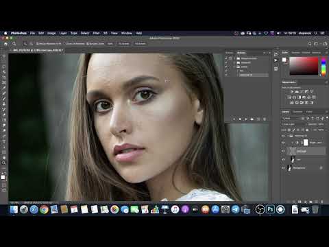 Видео: Actions и чистка фона | Photoshop для фотографа с нуля