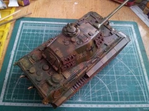 Видео: King Tiger (Zvezda) 35 scale...шаг 5