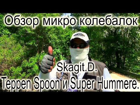 Видео: Обзор микро - колебалок Skagit D. Teppen Spoon, Super Hummered и др