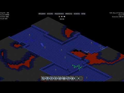 Видео: 18 Gnomoria v1.0 no mod. Драгоценный, но никчемный обсидиан получаем, гоблинов дразним и убиваем.