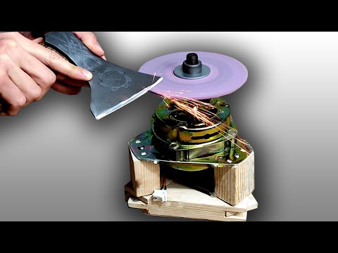 Видео: Как Сделать ТОЧИЛО Из Мотора От Стиральной Машины