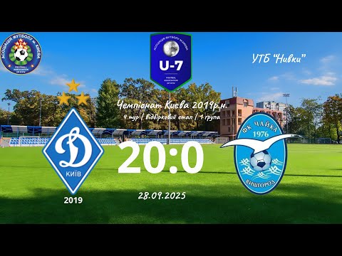 Видео: Чемпіонат Києва 2019р.н. Динамо-Чайка Вишгород.2 тайм.28.09.2025. #football #sports #dynamokyiv 