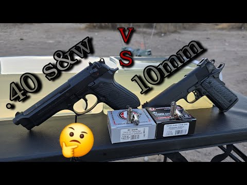 Видео: Тест на баллистический гель .40 s&w против 10 мм (Underwood Xtreme Defender)