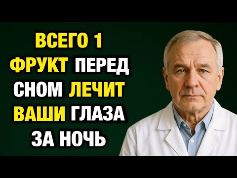 Видео: Ешьте это перед сном — глаза лечатся ночью! Советы врача для тех, кому за 50