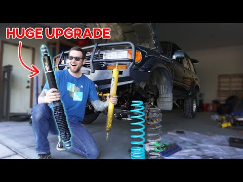 Видео: Модернизирую подвеску моего Land Cruiser 80! Установка подвески Dobinson с удлиненным ходом 3,5 д...