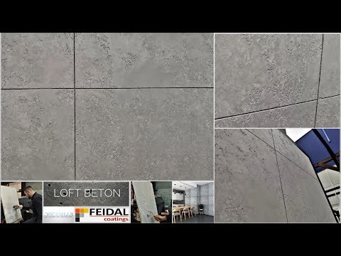 Видео: Мастер Класс Арт-Бетон. Стильный Loft BETON. Decorazza arte Beton. Feidal