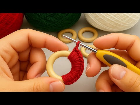 Видео: Легкое рождественское вязание крючком🎄Сделала 300 штук за день, распродала вместе с Wooden Ring!💰...