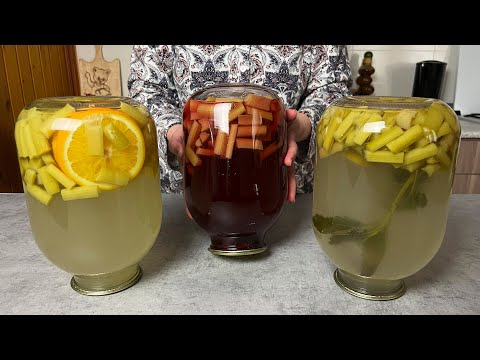 Видео: Я перепробовала много рецептов компотов из ревеня и остановилась на трех