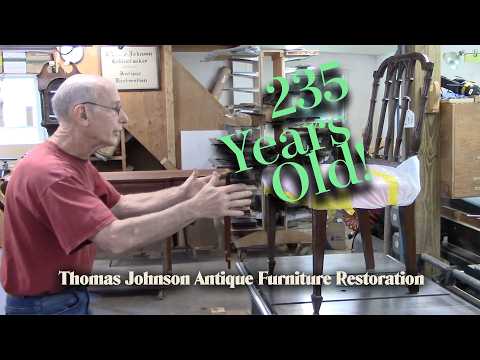 Видео: Отреставрированный стул XVIII века