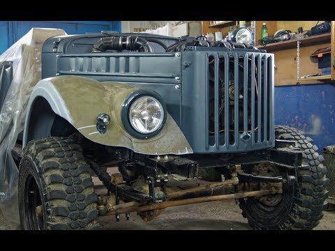 Видео: Мужик купил старый ГАЗ-69 и сделал из него  Поисковый ГАЗ 69 .