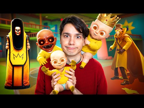 Видео: СБЕЖАЛ из ДЕТСКОГО САДА от МАЛЫША В ЖЁЛТОМ ▶︎ The Baby in Yellow: Crown Childcare