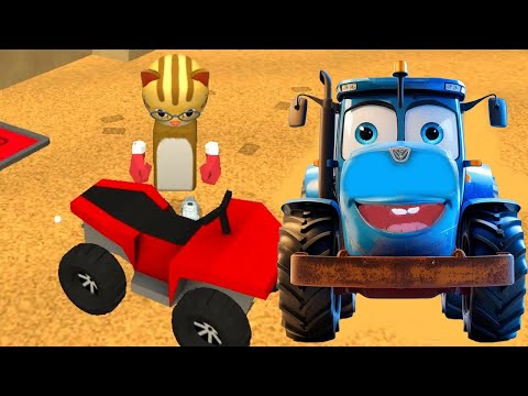 Видео: СИНИЙ ТРАКТОР ИГРАЕТ В ИГРУ ПРО КОТА
