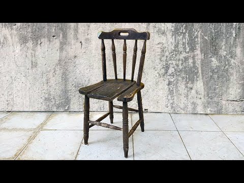 Видео: Восстановление сломанного стула