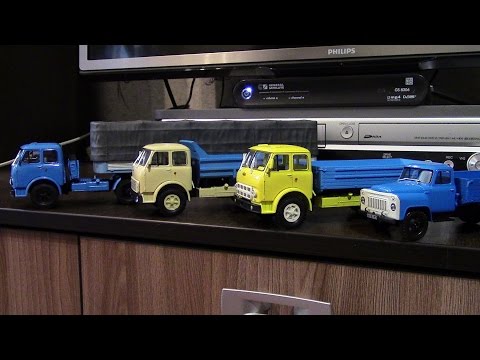 Видео: Коллекция масштабных моделей грузовиков