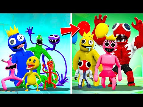 Видео: НАШЛИ 4 НОВЫХ РАДУЖНЫХ ДРУЗЕЙ В ГАРРИС МОД! RAINBOW FRIENDS В Garry`s Mod!