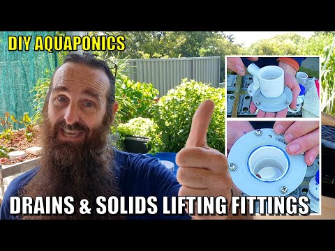 Видео: Слив для отвода твердых частиц и самодельные сливные фитинги для аквапонических систем