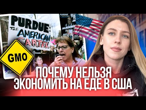 Видео: Почему нельзя экономить на еде в США
