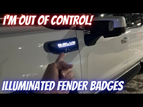 Видео: Лучшие светящиеся значки на крылья для вашего грузовика! Установка и обзор значков Ikonic