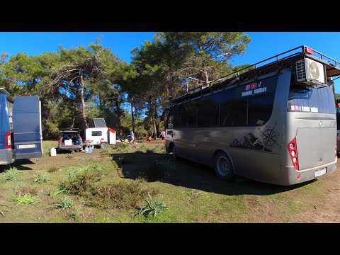 Видео: Путешествие по Турции на автодоме зимой.  Часть 2