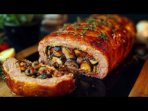 Видео: 🎄🔥 Новый рождественский рецепт – невероятно нежный мясной рулет!