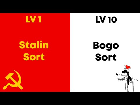 Видео: 10 НЕЛОГИЧНЫХ Алгоритмов Cортировки По Таблице Big O