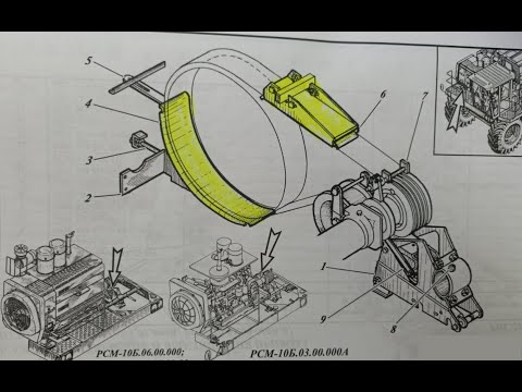 Видео: Механизм включения молотилки Дон-1500