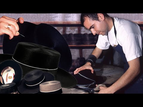 Видео: ШАПКИ ИЗ КРОЛИЧНОЙ ВОЛОСЫ. Кондитерские изделия ручной работы в традиционном шляпном магазине
