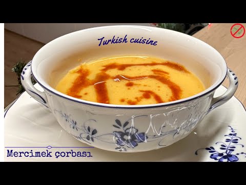 Видео: Чечевичный крем-суп. Самый вкусный и популярный суп Mercimek çorbası