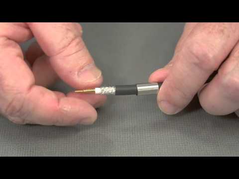 Видео: Обжим BNC на RG59