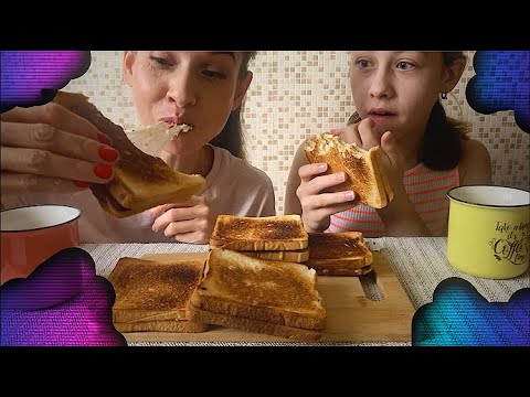Видео: МУКБАНГ Воскресный завтрак/🥪ТОСТЫ С МОЦАРЕЛЛОЙ/MUKBANG MOZARELLA TOASTS