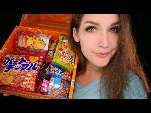 Видео: АСМР Распаковка коробки Японской еды 📦🍙🍤 Шепот, шуршание