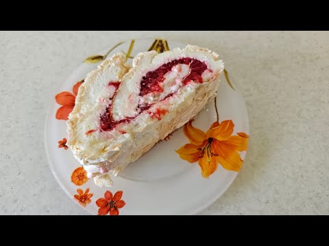 Видео: #меренговыйрулет Меренговый рулет.